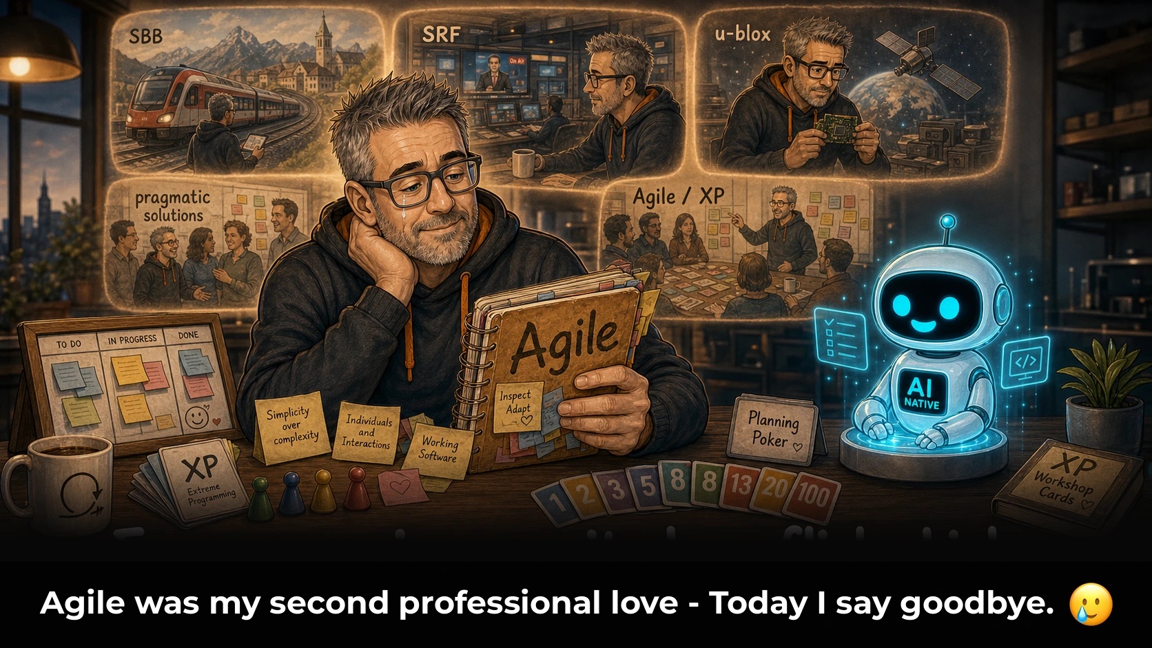 Agile war meine zweite berufliche Liebe – Comic